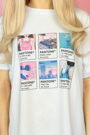 Cute Everyday Outfits, Outfit Inspo Casual Anime Pantone T-Shirt
