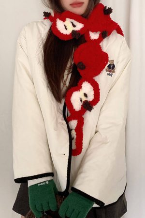 Cute Everyday Outfits, Outfit Inspo Casual Apple Core Crochet Scarf