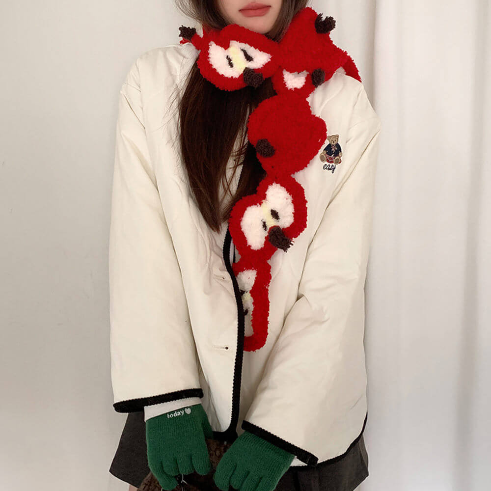 Cute Everyday Outfits, Outfit Inspo Casual Apple Core Crochet Scarf Cute Everyday Outfits, Outfit Inspo Casual Apple Core Crochet Scarf