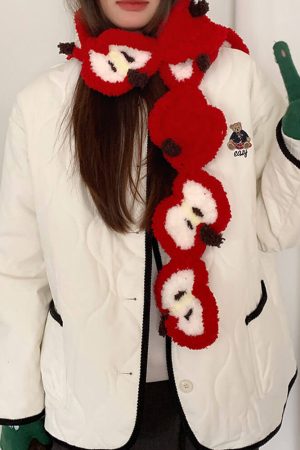 Cute Everyday Outfits, Outfit Inspo Casual Apple Core Crochet Scarf