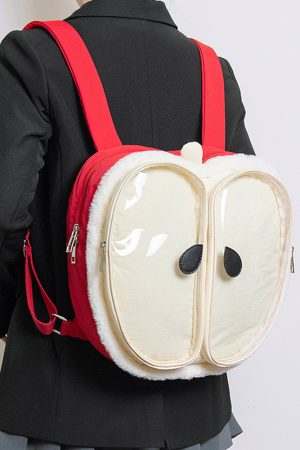 Cute Everyday Outfits, Outfit Inspo Casual Apple-Shaped Backpack