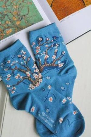 Cute Everyday Outfits, Outfit Inspo Casual Art Series 4 Pack Socks