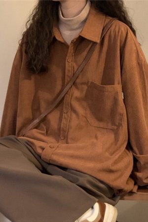 Cute Everyday Outfits, Outfit Inspo Casual Autumn Colors Cord Shirt