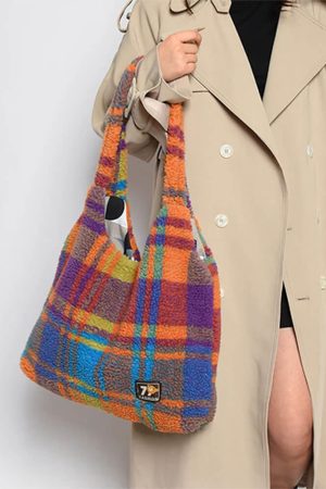 Cute Everyday Outfits, Outfit Inspo Casual Autumn Feels Plaid Tote Bag