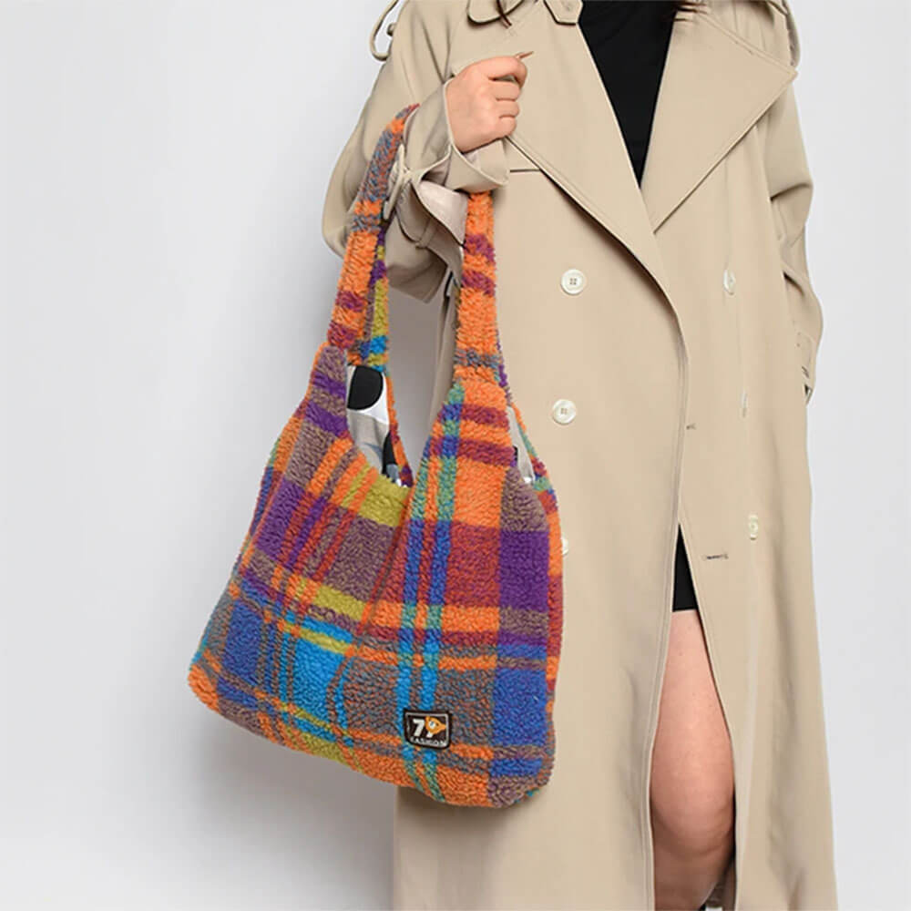 Cute Everyday Outfits, Outfit Inspo Casual Autumn Feels Plaid Tote Bag Cute Everyday Outfits, Outfit Inspo Casual Autumn Feels Plaid Tote Bag