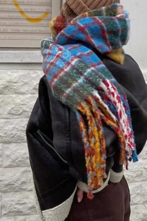 Cute Everyday Outfits, Outfit Inspo Casual Autumn Feels Plaid Wool Scarf