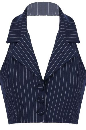 Cute Everyday Outfits, Outfit Inspo Casual Baby Lies Halter Tailored Vest