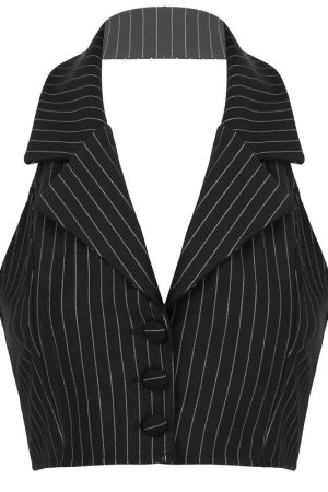 Cute Everyday Outfits, Outfit Inspo Casual Baby Lies Halter Tailored Vest