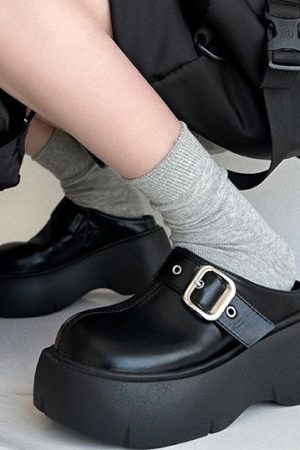 Cute Everyday Outfits, Outfit Inspo Casual Bad Manners Chunky Platform Mules