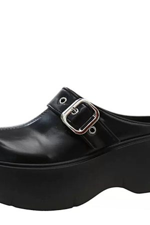 Cute Everyday Outfits, Outfit Inspo Casual Bad Manners Chunky Platform Mules