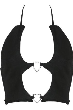 Cute Everyday Outfits, Outfit Inspo Casual Bad Manners Heart Halter Top