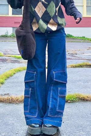 Cute Everyday Outfits, Outfit Inspo Casual Baggy Pocket Mom Jeans