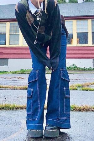 Cute Everyday Outfits, Outfit Inspo Casual Baggy Pocket Mom Jeans