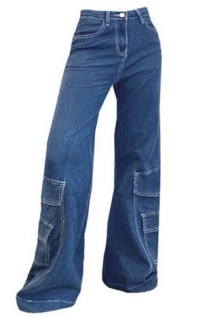 Cute Everyday Outfits, Outfit Inspo Casual Baggy Pocket Mom Jeans