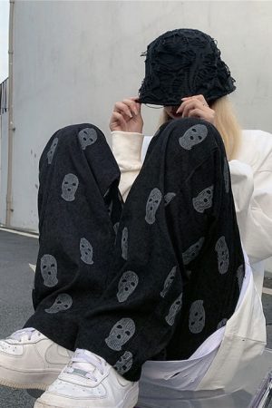 Cute Everyday Outfits, Outfit Inspo Casual Balaclava Print Wide Leg Pants