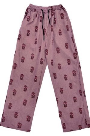 Cute Everyday Outfits, Outfit Inspo Casual Balaclava Print Wide Leg Pants