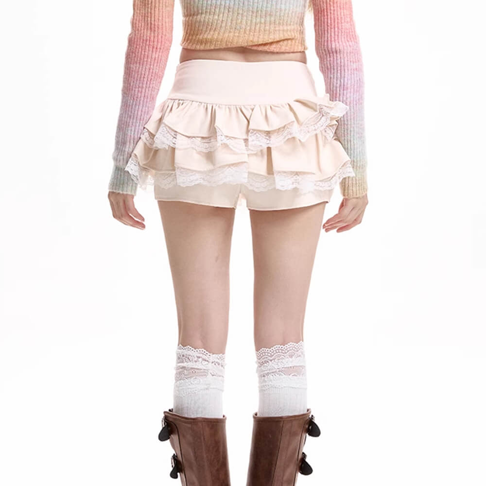 Cute Everyday Outfits, Outfit Inspo Casual Ballerina Core Ruffled Lace Skort Cute Everyday Outfits, Outfit Inspo Casual Ballerina Core Ruffled Lace Skort