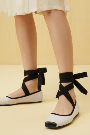 Cute Everyday Outfits, Outfit Inspo Casual Ballet Class Cross-Strap Flats