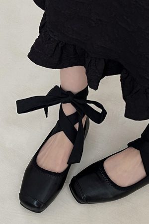 Cute Everyday Outfits, Outfit Inspo Casual Ballet Class Cross-Strap Flats