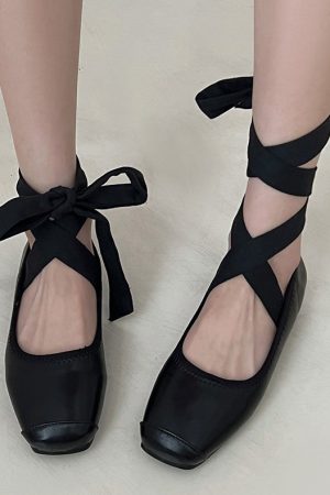 Cute Everyday Outfits, Outfit Inspo Casual Ballet Class Cross-Strap Flats
