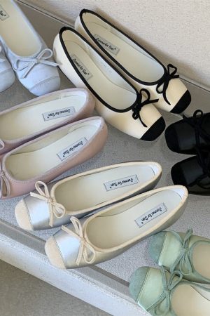 Cute Everyday Outfits, Outfit Inspo Casual Ballet Core Bow Flats