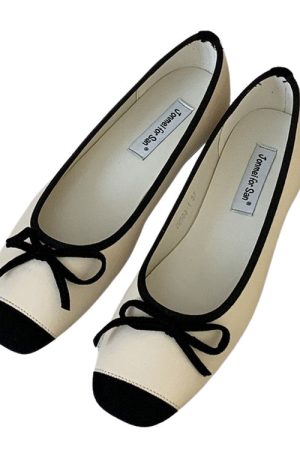 Cute Everyday Outfits, Outfit Inspo Casual Ballet Core Bow Flats