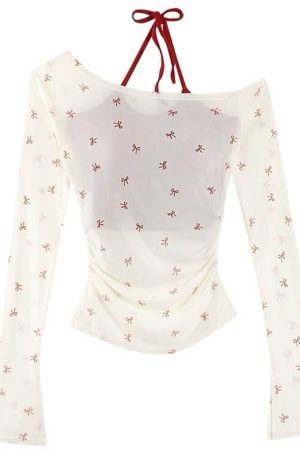 Cute Everyday Outfits, Outfit Inspo Casual Balletcore Aesthetic Bow Mesh Top