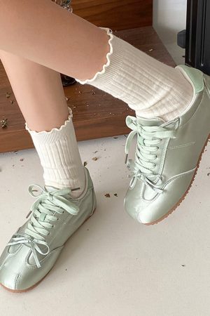 Cute Everyday Outfits, Outfit Inspo Casual Balletcore Aesthetic Bow Sneakers