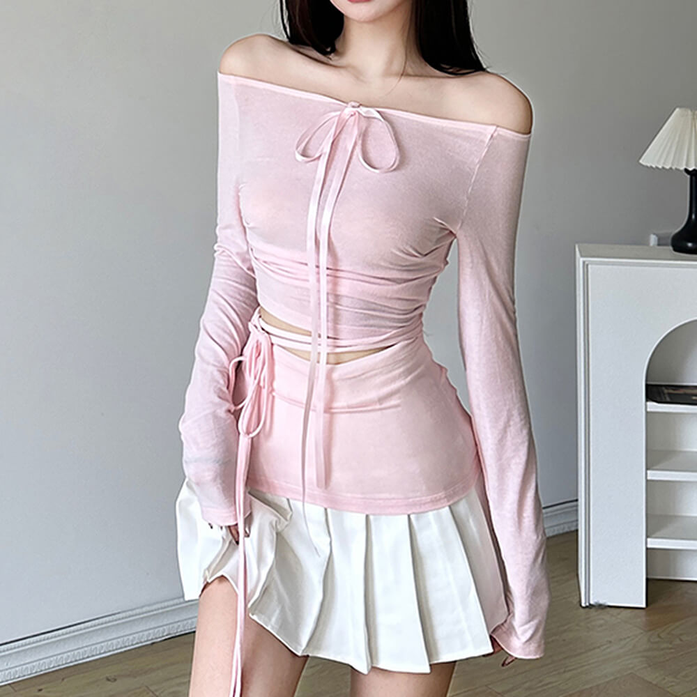 Cute Everyday Outfits, Outfit Inspo Casual Balletcore Aesthetic Long Sleeve Top Cute Everyday Outfits, Outfit Inspo Casual Balletcore Aesthetic Long Sleeve Top