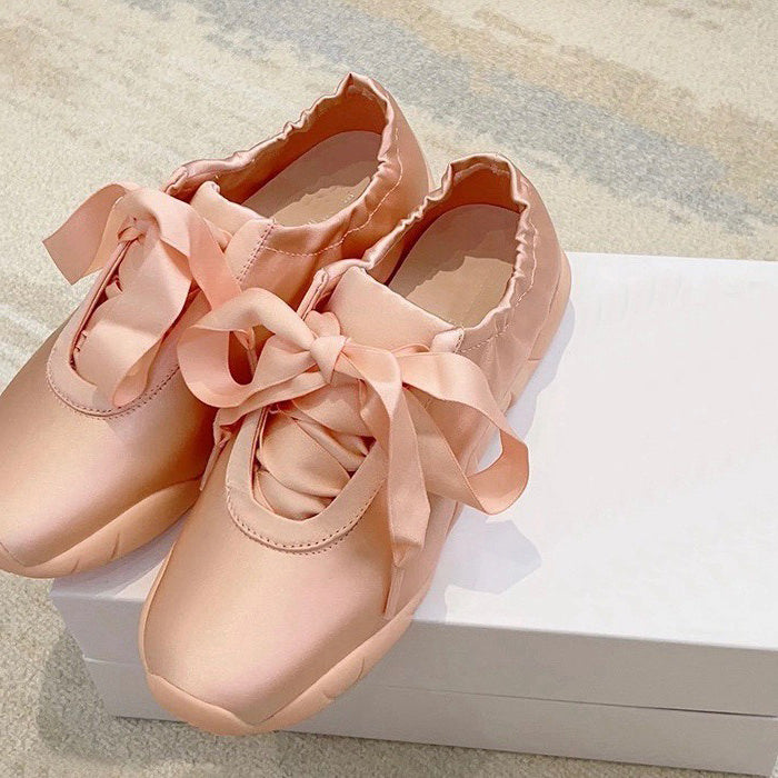 Cute Everyday Outfits, Outfit Inspo Casual Balletcore Aesthetic Satin Bow Sneakers Cute Everyday Outfits, Outfit Inspo Casual Balletcore Aesthetic Satin Bow Sneakers