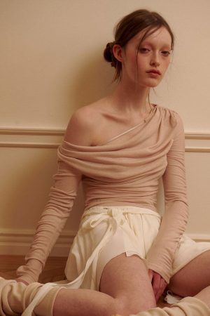 Cute Everyday Outfits, Outfit Inspo Casual Balletcore Asymmetrical Mid Skirt