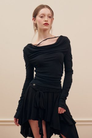 Cute Everyday Outfits, Outfit Inspo Casual Balletcore Asymmetrical Mid Skirt