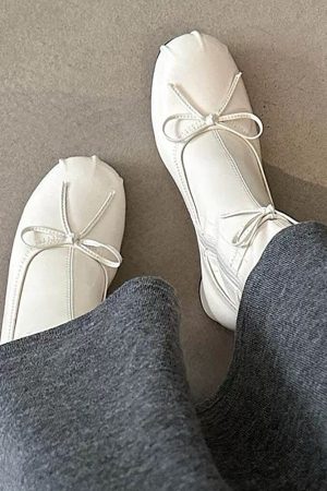 Cute Everyday Outfits, Outfit Inspo Casual Balletcore Square-Toe Ankle Boots