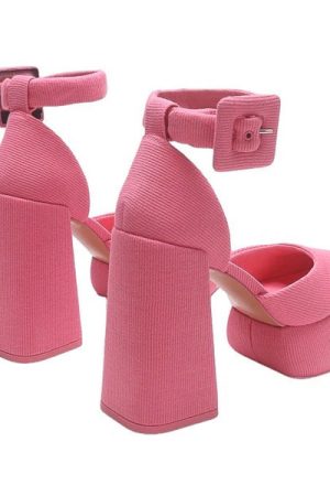 Cute Everyday Outfits, Outfit Inspo Casual Barbiecore Platform Heels