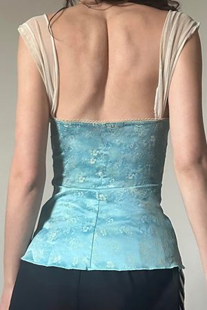 Cute Everyday Outfits, Outfit Inspo Casual Baroque Style Satin Bustier Top