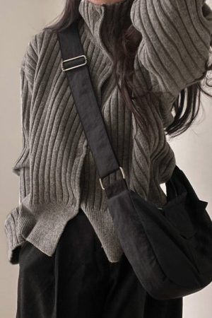 Cute Everyday Outfits, Outfit Inspo Casual Basic Things Grey Button Up Jumper