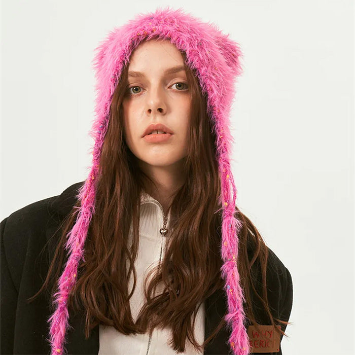 Cute Everyday Outfits, Outfit Inspo Casual Bear Ears Bonnet Hat Cute Everyday Outfits, Outfit Inspo Casual Bear Ears Bonnet Hat