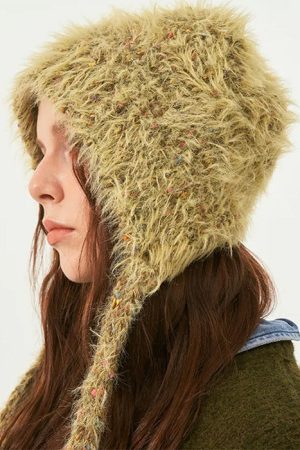 Cute Everyday Outfits, Outfit Inspo Casual Bear Ears Bonnet Hat