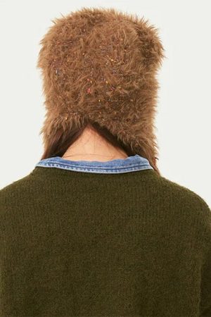 Cute Everyday Outfits, Outfit Inspo Casual Bear Ears Bonnet Hat