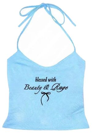 Cute Everyday Outfits, Outfit Inspo Casual Beauty & Rage Y2K Halter Top