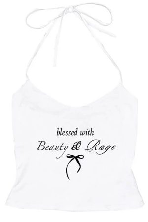 Cute Everyday Outfits, Outfit Inspo Casual Beauty & Rage Y2K Halter Top