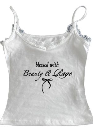 Cute Everyday Outfits, Outfit Inspo Casual Beauty & Rage Y2K Tank Top