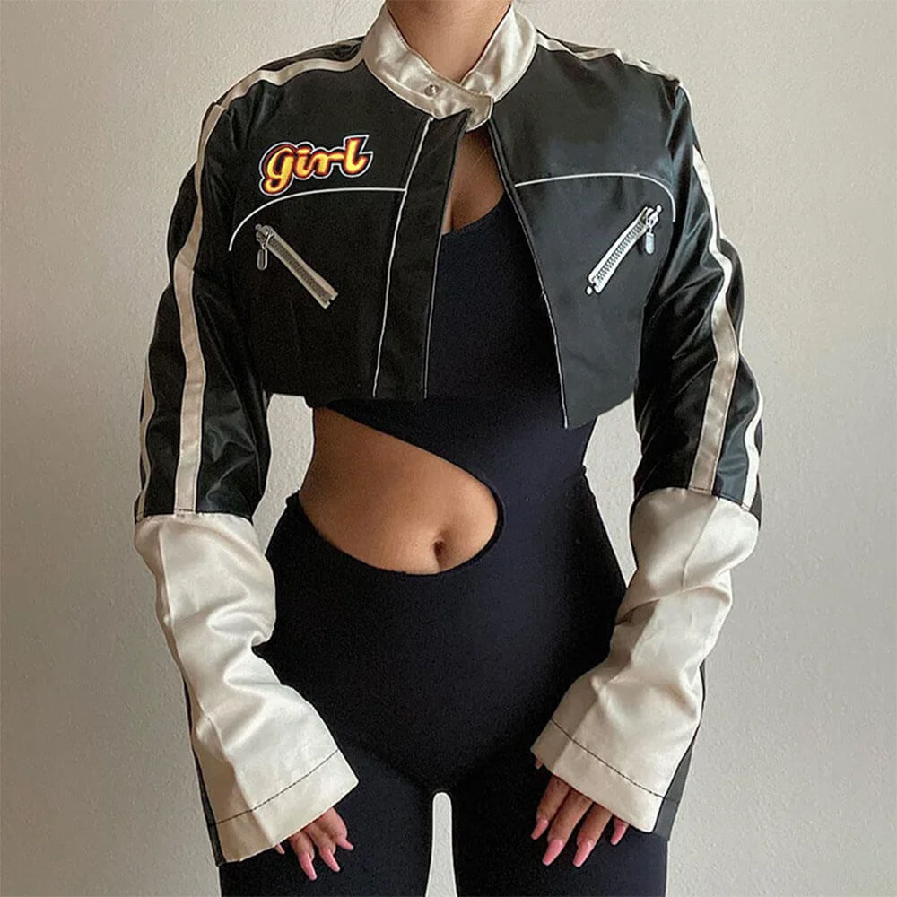 Cute Everyday Outfits, Outfit Inspo Casual Biker Girl Leather Cropped Jacket Cute Everyday Outfits, Outfit Inspo Casual Biker Girl Leather Cropped Jacket