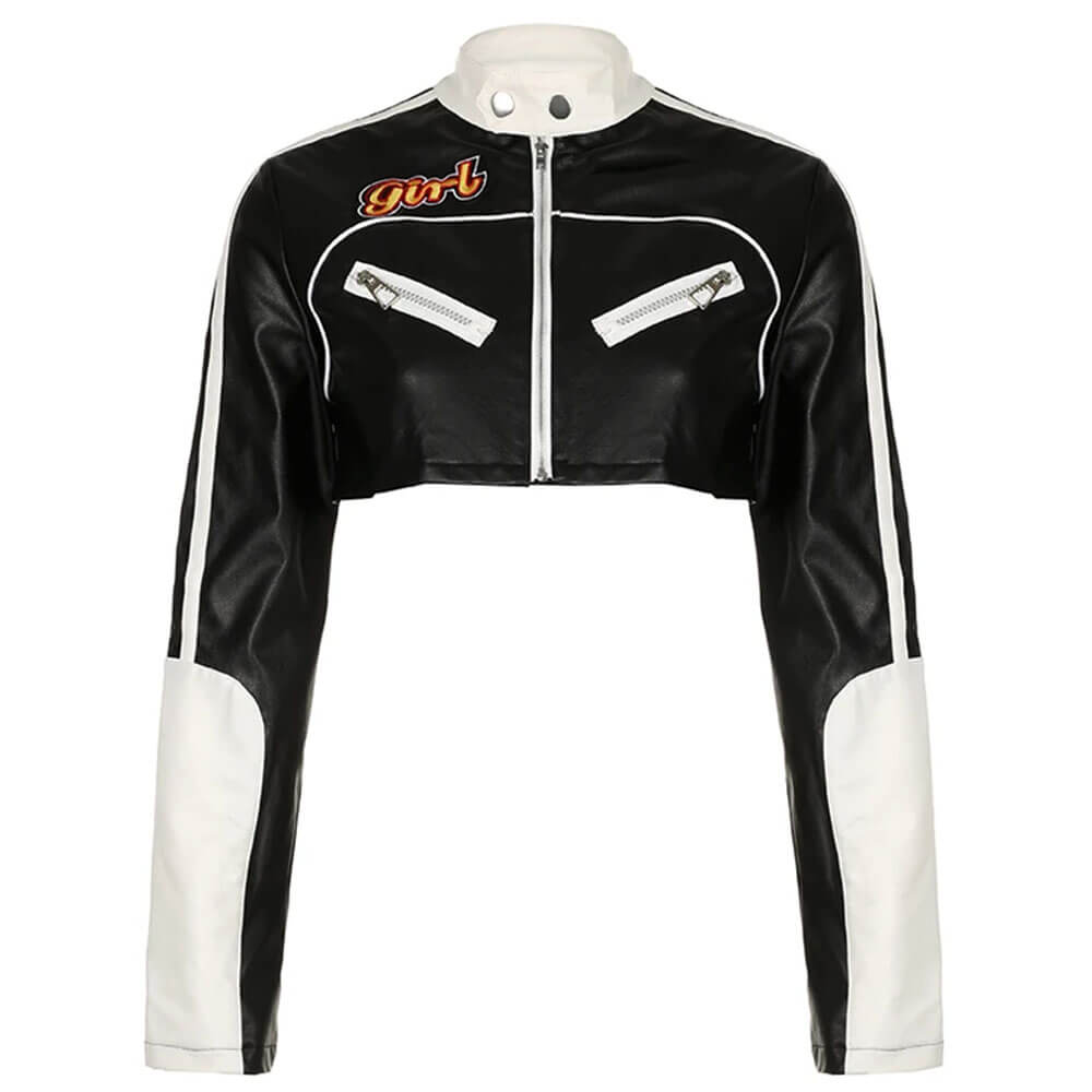 Cute Everyday Outfits, Outfit Inspo Casual Biker Girl Leather Cropped Jacket Cute Everyday Outfits, Outfit Inspo Casual Biker Girl Leather Cropped Jacket
