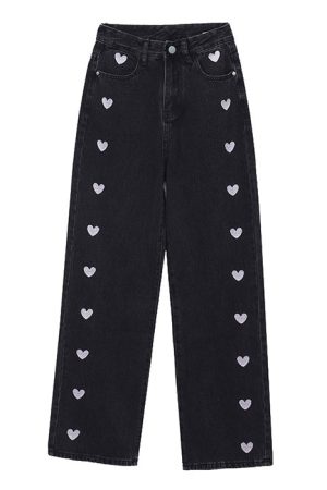 Cute Everyday Outfits, Outfit Inspo Casual Black Hearts Jeans