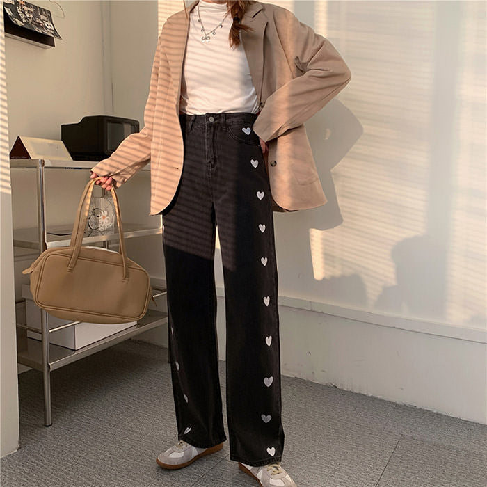 Cute Everyday Outfits, Outfit Inspo Casual Black Hearts Jeans Cute Everyday Outfits, Outfit Inspo Casual Black Hearts Jeans