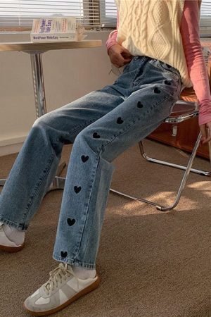 Cute Everyday Outfits, Outfit Inspo Casual Black Hearts Jeans