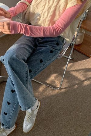 Cute Everyday Outfits, Outfit Inspo Casual Black Hearts Jeans