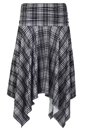 Cute Everyday Outfits, Outfit Inspo Casual Blokette Asymmetrical Plaid Skirt
