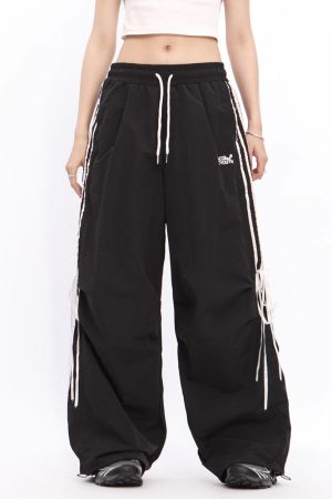 Cute Everyday Outfits, Outfit Inspo Casual Blokette Side Stripe Wide-Leg Trousers